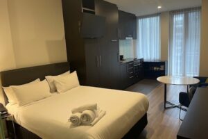Studio with Balcony/480 Collins St, Melbourne, VIC 3000